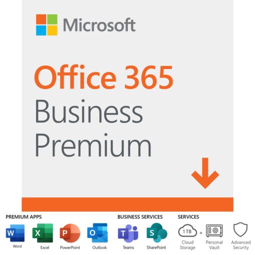Microsoft Office 365 BusinessPremium, 12-Month Subscription,