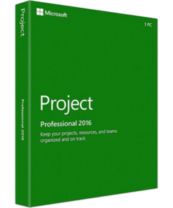 MICROSOFT Project 2016 Professional License – 1PC