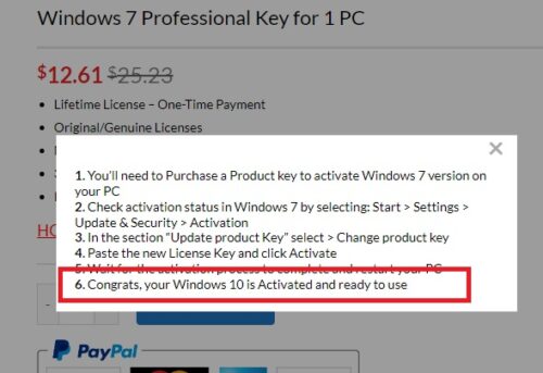 Windows 7 Professional Key for 1 PC photo review
