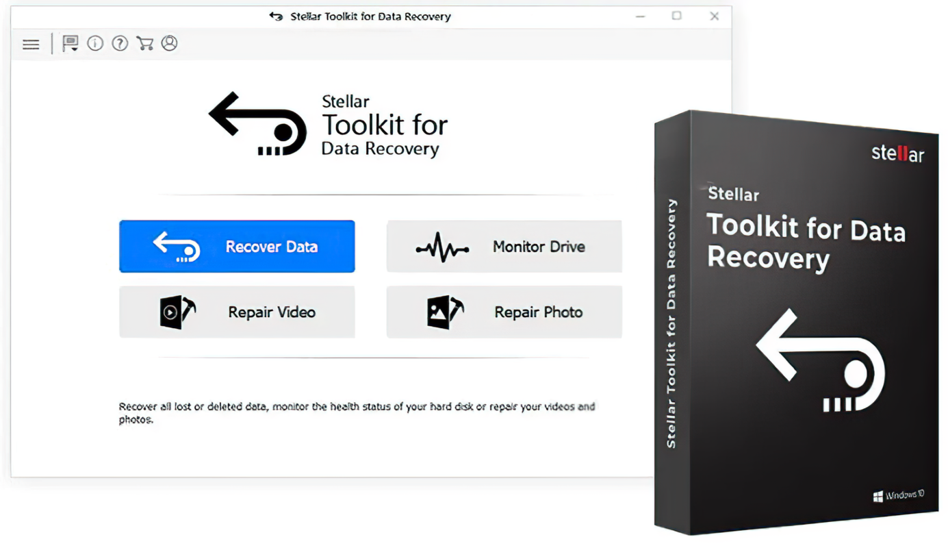 Stellar Toolkit for Data Recovery 11 (2023) Full Version for Windows ...