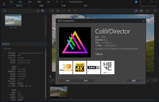 CyberLink ColorDirector Ultra 2024 