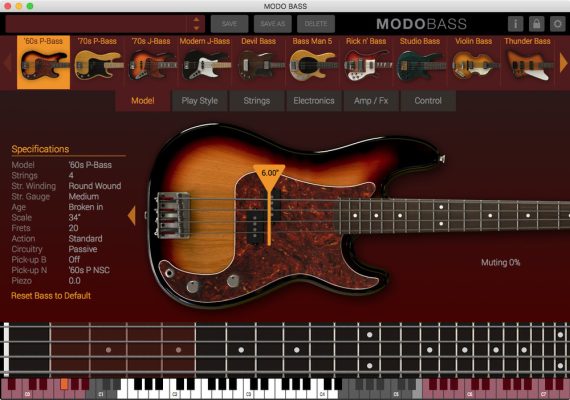 IK Multimedia MODO BASS 2