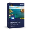 Overview of the MAGIX Movie Studio Suite From importing your media with simple drag and drop to using the most advanced features. Whatever your skills or knowledge, video editing should always be intuitive and fun. Use the automatic workflows, or explore infinite creative possibilities. The powerful Infusion Engine speeds up your process: Speedy import and export times allow you to dive straight into the smooth editing workflow: Edit faster and take complete control of your footage. Easily import media recorded on any device with simple drag and drop. Explore convenient templates for many use cases, and find all the features you could wish for in an elegant, unified workflow. From producing your soundtrack and utilizing 2D or even 3D animations to doing the final touches with integrated color grading, Movie Studio gives you everything to tell your story most powerfully - share it with your family, friends, or the whole world. Highlights of Movie Studio Suite Up to 1,500 effects, titles, templates & transitions Detailed color correction Accelerated export with support for Intel, NVIDIA, and AMD cards Diverse editing tools, including Multicam editing for four cameras Travel Maps, including brand-new features Automatic Shot Match NewBlue Stylizers 5 Ultimate NewBlue Essentials 5 Ultimate System Requirements It would help if you had a 64-Bit-Version for Microsoft Windows 11 or Windows 10 Processor: 2.4 GHz (Quad-core processor with 2.8 GHz or better) Available drive space: 2 GB for program installation RAM: 4 GB or higher (8 GB recommended for 8K) Graphics card: Onboard, min. Resolution 1280 x 1024, 512 MB VRAM, and DirectX 11 support (recommended: Intel Graphics HD 520 or better for MPEG2/AVC/HEVC). INFUSION Engine 2 supports video acceleration for AVC and HEVC on Intel, NVIDIA, or AMD GPUs with 1GB VRAM or higher Example: Intel Graphics HD 630, NVIDIA Geforce GTX 1050, AMD Radeon RX470 Program language: English (International, United Kingdom, USA)